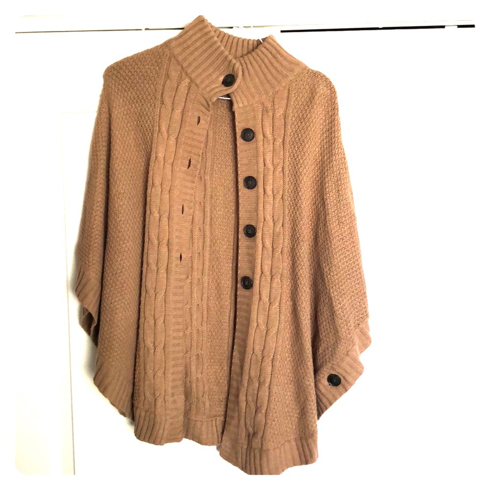 Poncho style sweater